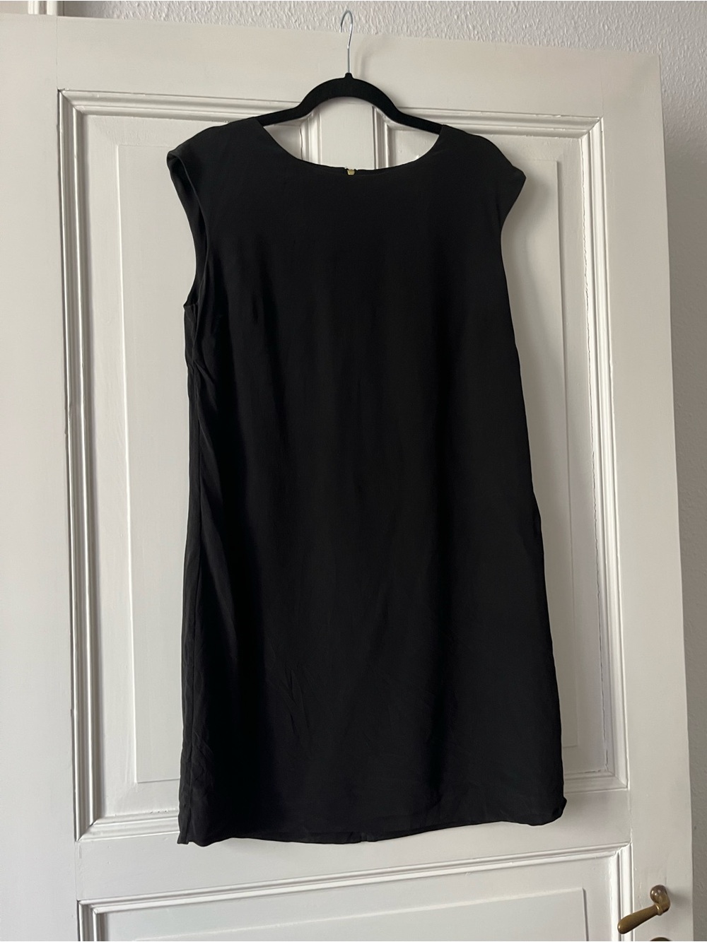 Cynthia Rowley Black Silk Shift Dress